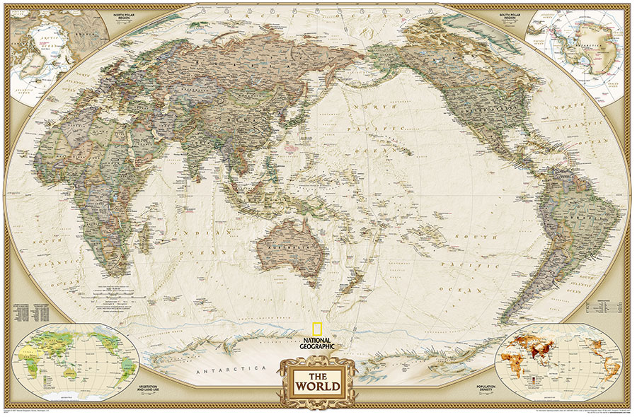 世界地图装饰画: 世界地图高清版大图下载