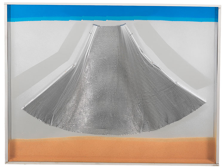 欧美抽象油画 Heinz Mack作品 Himmel-Flugel-Sand 1976