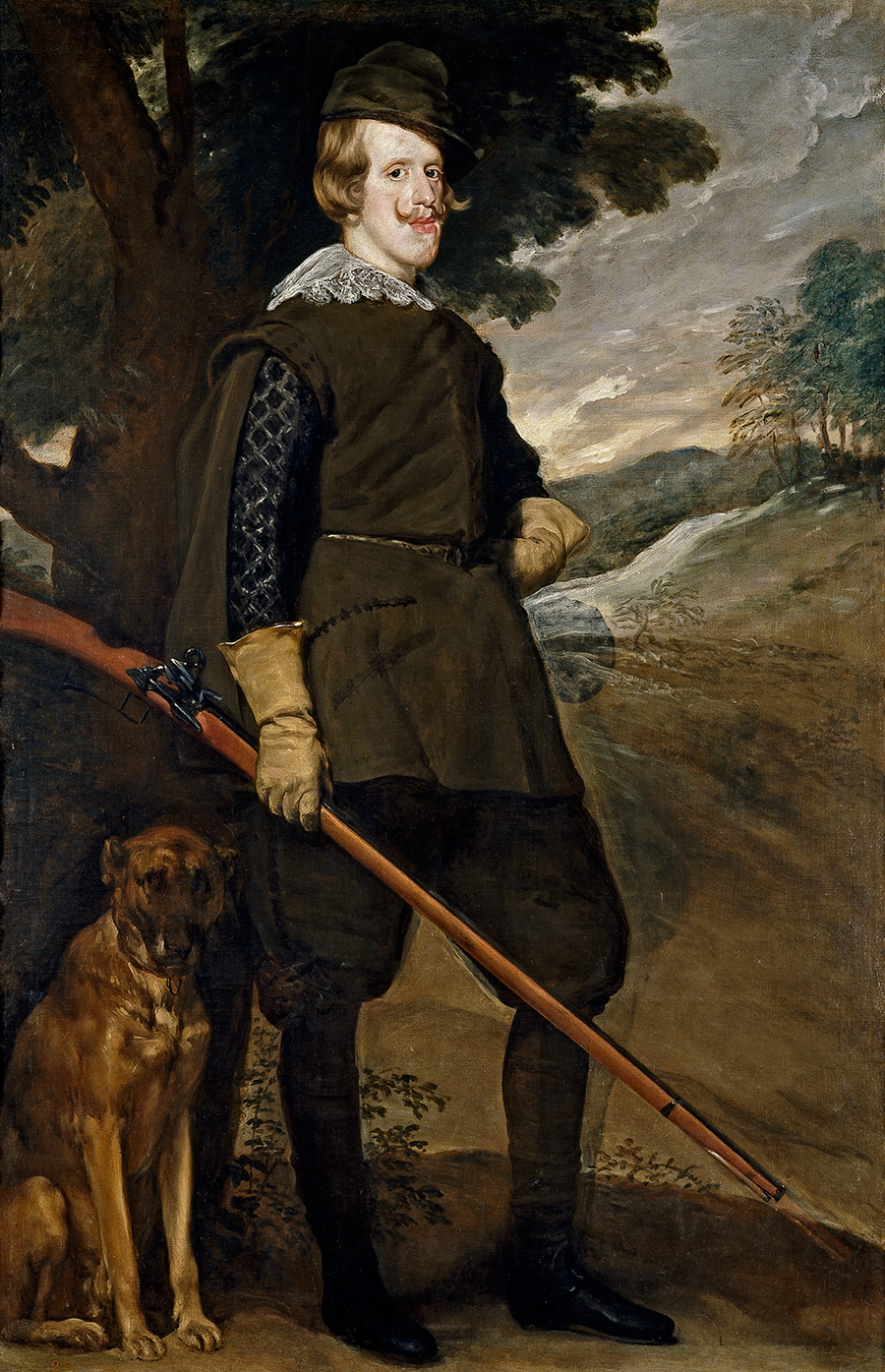 委拉斯开兹作品: 菲利浦四世狩猎裝束 Royal Felipe IV in Hunting Garb