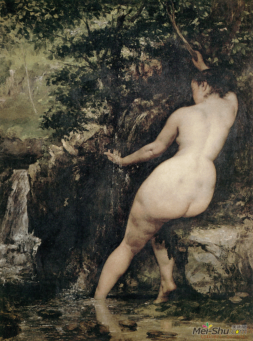 居斯塔夫·库尔贝Gustave Courbet作品 源﹝The Source﹞