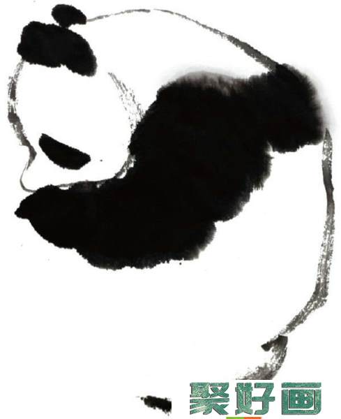 中国画大熊猫画法