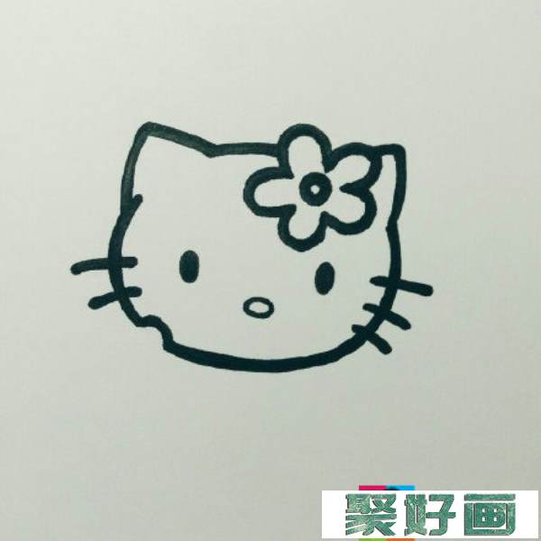 怎样画Hellokitty?Hellokitty儿童画教程