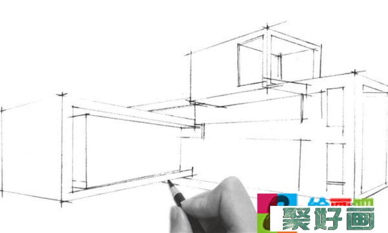 现代建筑速写步骤教程