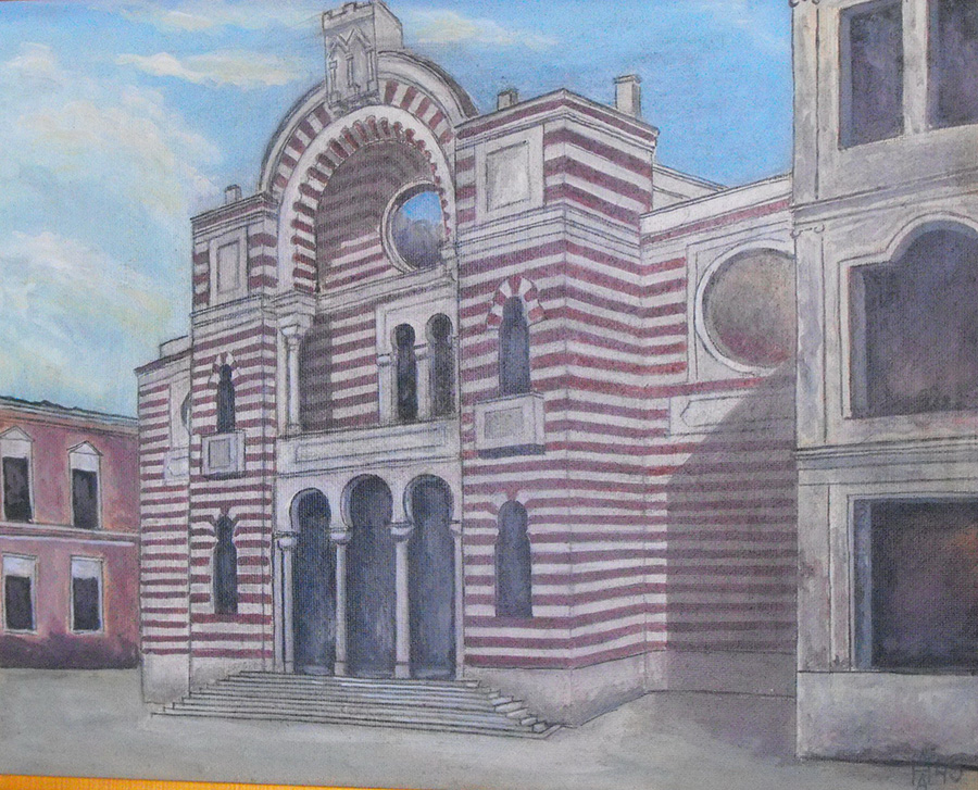 Minsk synagogue (Khoralnaya) 1945 犹太教堂