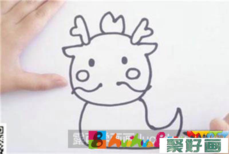儿童画教程：教你画小龙