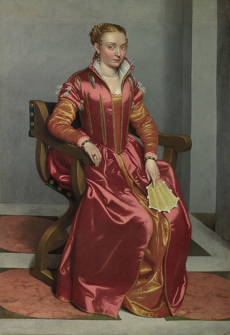 乔瓦尼·巴蒂斯塔·莫罗尼作品: 女士画像 - Portrait of a Lady