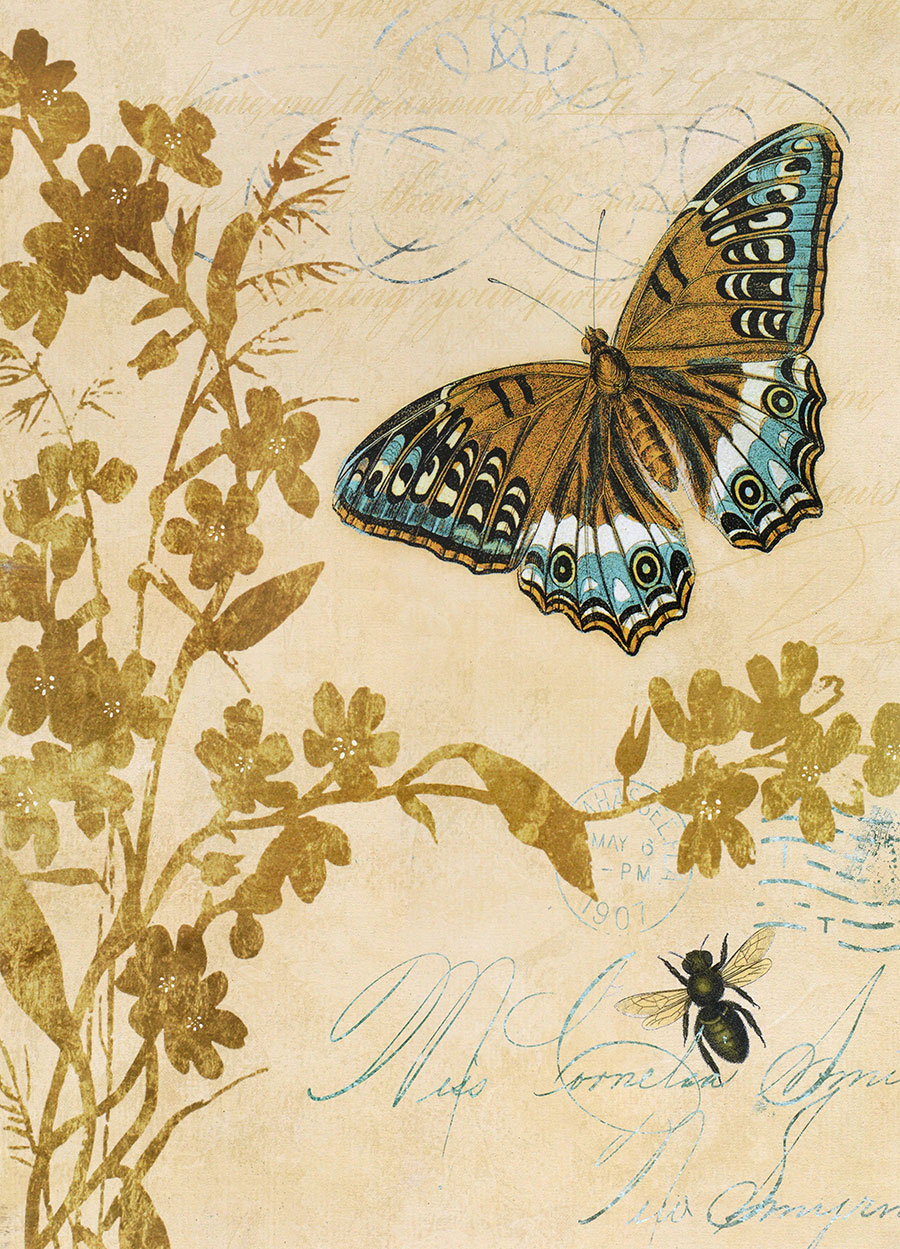 现代欧式蝴蝶装饰画 高清大图下载