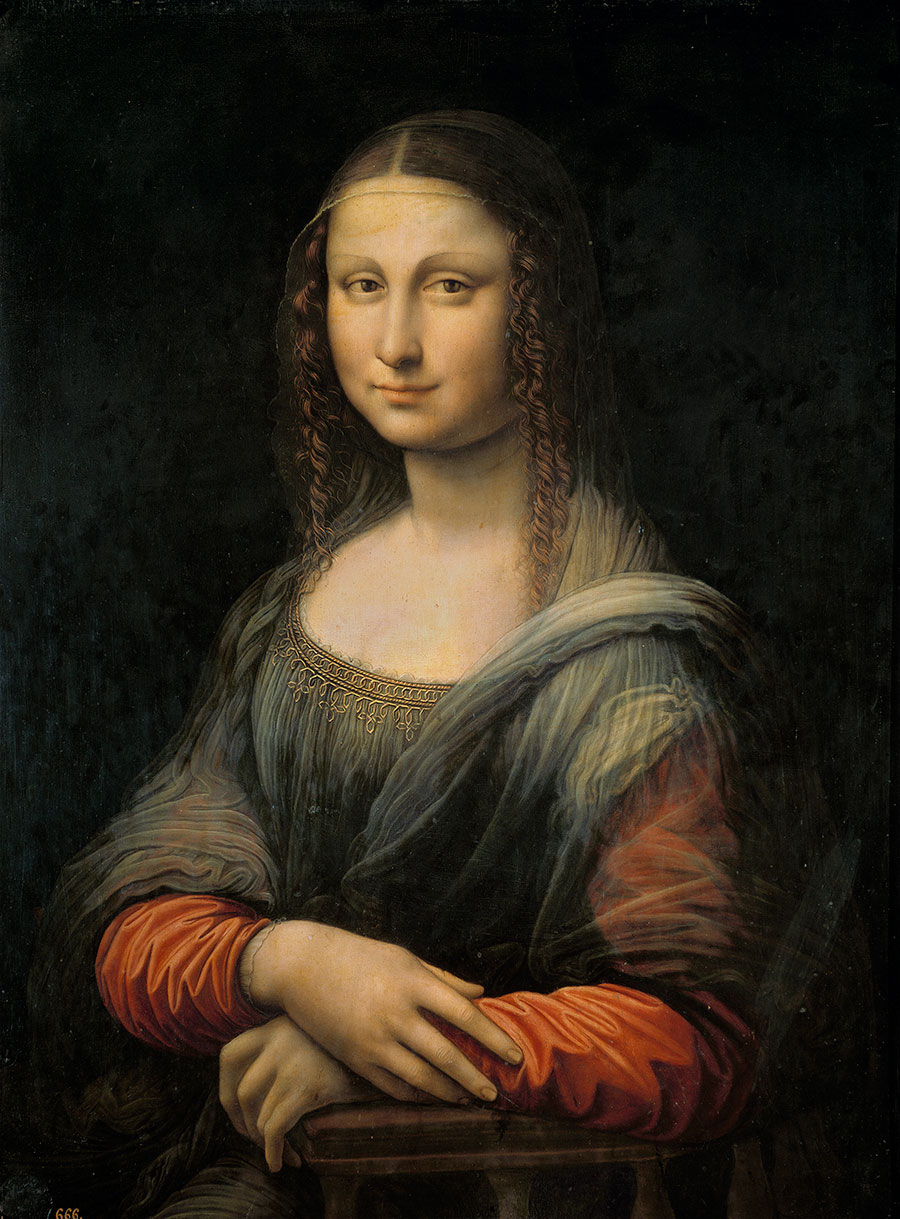 弗朗西斯科·梅尔兹作品: 《蒙娜丽莎》 高清油画大图欣赏