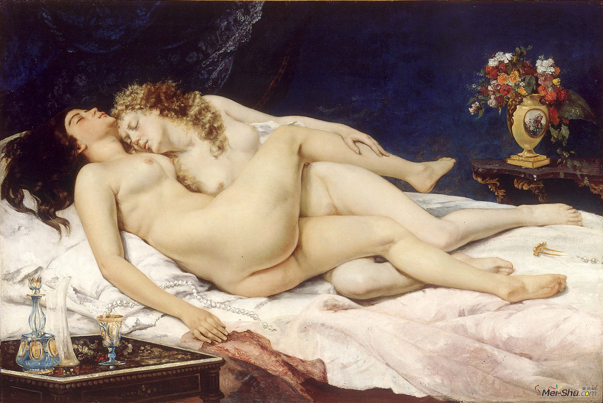 居斯塔夫·库尔贝Gustave Courbet作品 睡眠