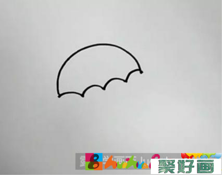雨伞儿童画