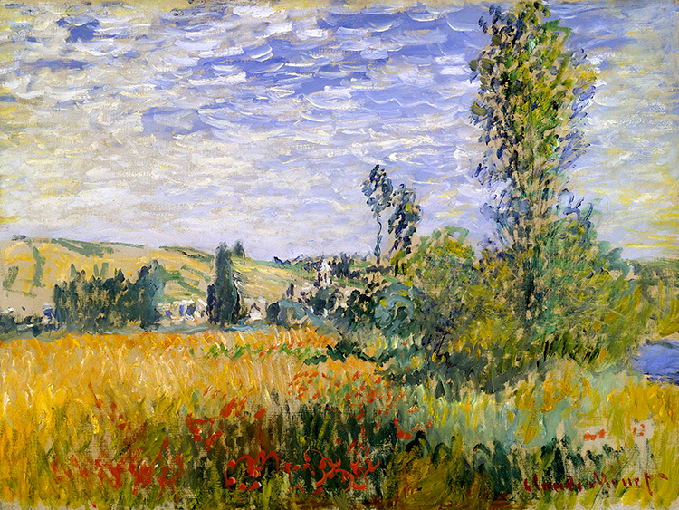 莫奈 特伊风景 Landscape at Vetheuil