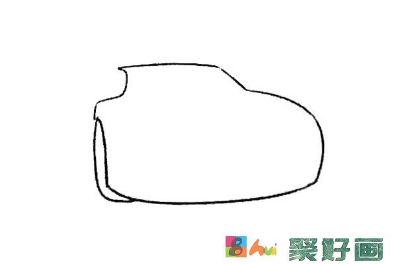 跑车简笔画