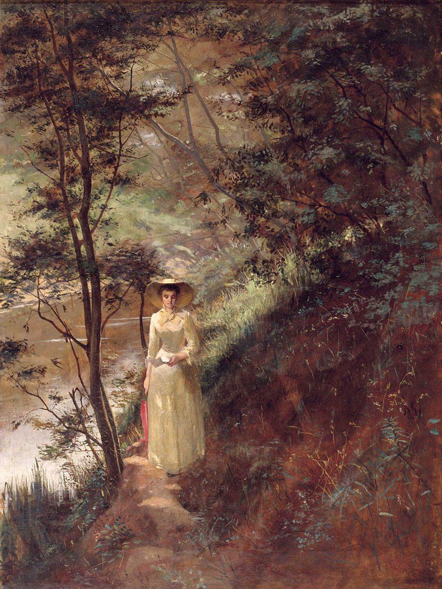 弗雷德里克·麦卡宾 (Frederick McCubbin ）The Letter ​信件