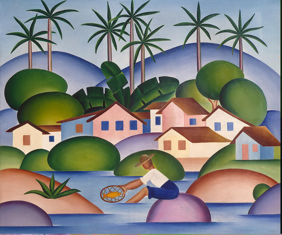 塔尔西拉·德·阿玛拉（Tarsila do Amaral）an angler 垂钓者