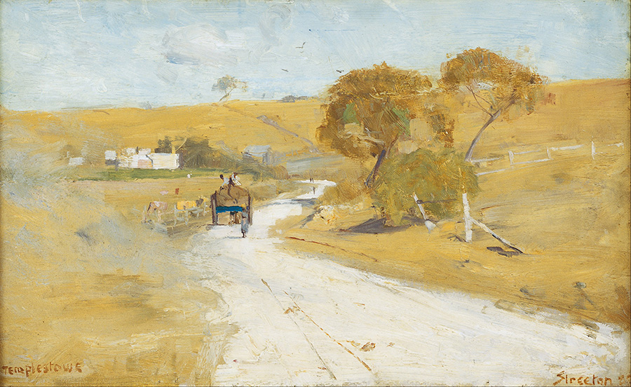 阿瑟·斯切特 (Arthur Streeton)  At Templestowe