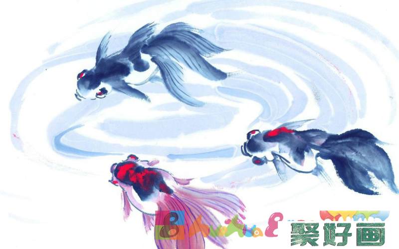 <a href=../zhonglei/zhongguohua/xieyi/ target=_blank class=infotextkey>水墨画</a>写意鲤鱼图片