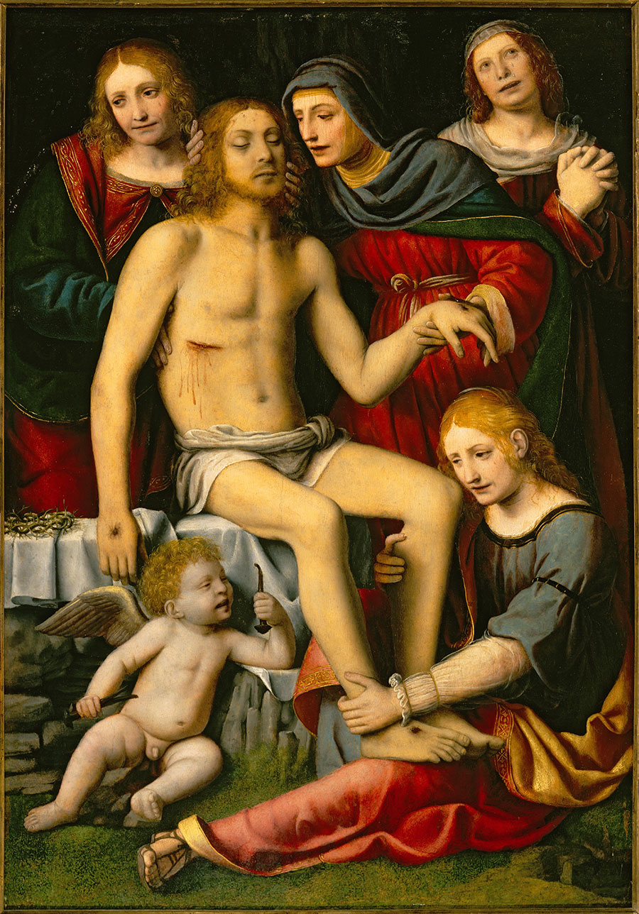 达芬奇作品:  从十字架下来的耶稣 高清大图下载