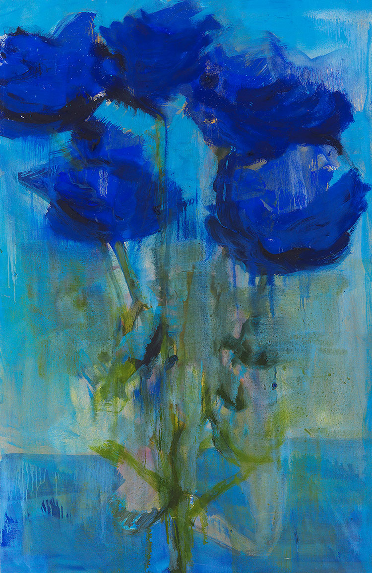 RAINER FETTING-Blaue Rosen 1999 蓝色蔷薇装饰画