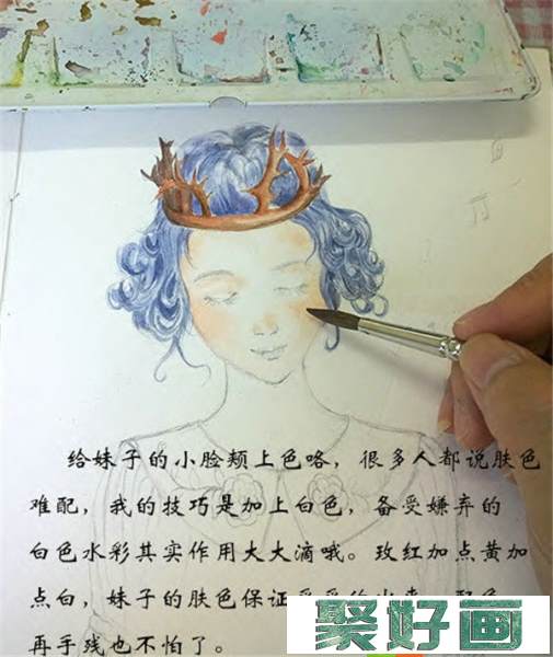 简单唯美的水彩画