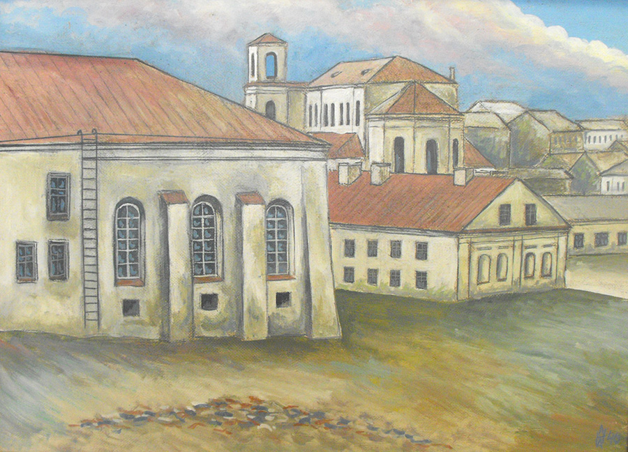 Minsk synagogue (Kholodnaya) 1946 明斯克犹太教堂（Kholodnaya）1946