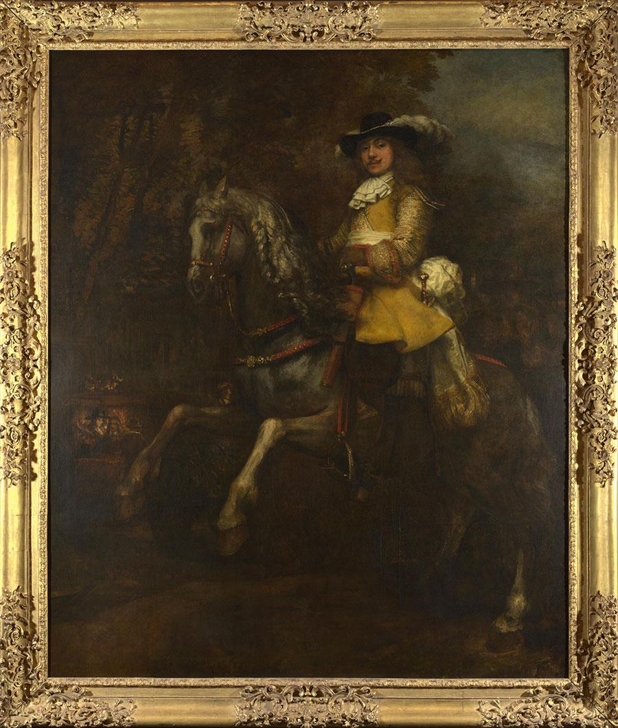 Portrait of Frederick Rihel on Horseback