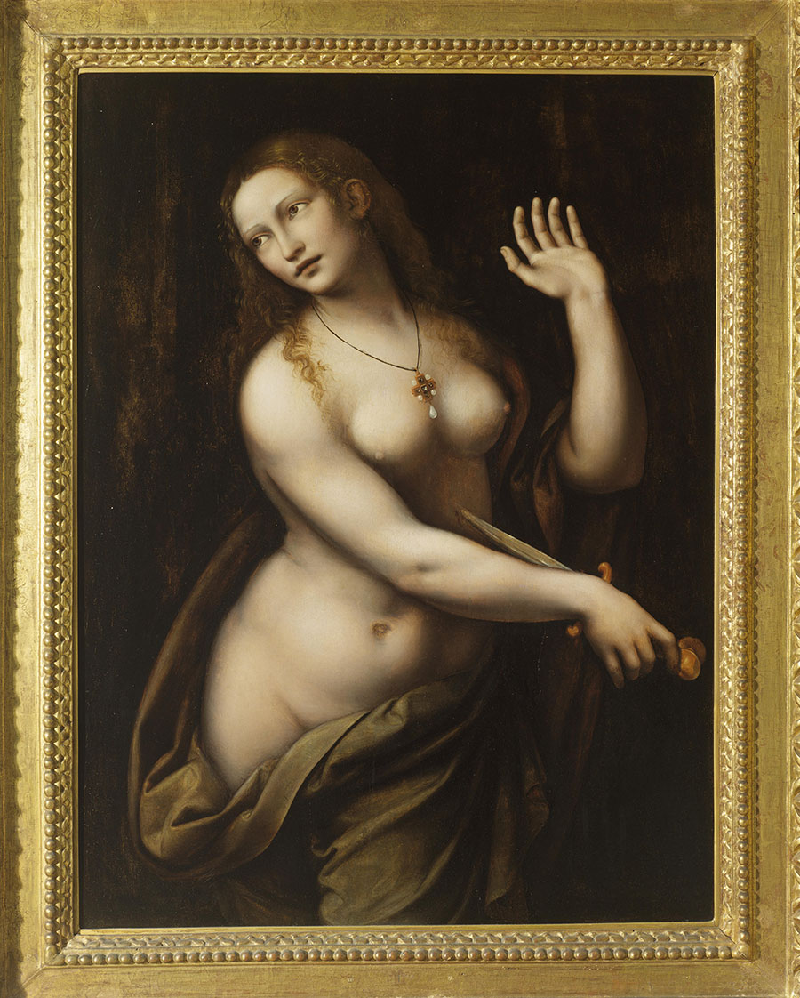 达芬奇,达·芬奇,达芬奇作品: 丰满的半裸少女