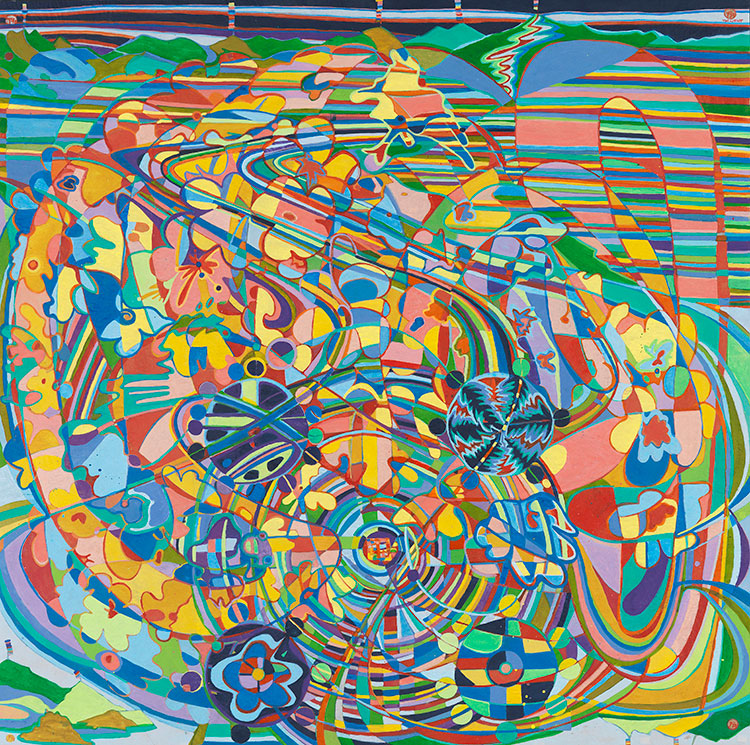 现代抽象油画: ATI MAIER-Ohne Titel 2008