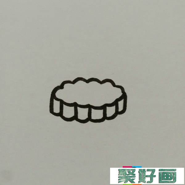 中秋佳节吃月饼儿童画教程