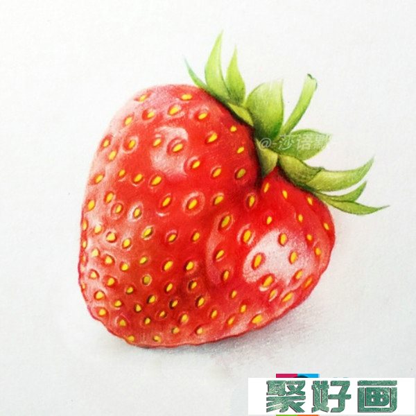 如何用彩铅画草莓？彩铅草莓教程步骤图详解