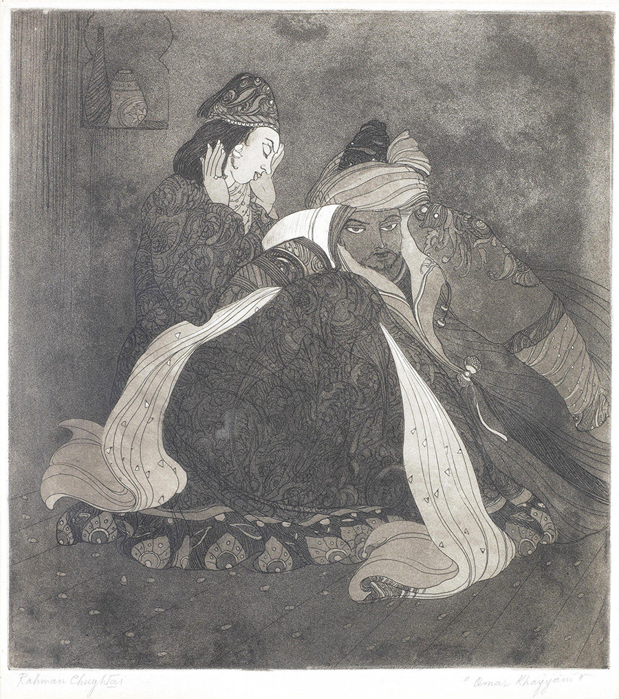 阿卜杜勒·拉赫曼·楚台（Abdur Rahman Chughtai）Omar Khayyam