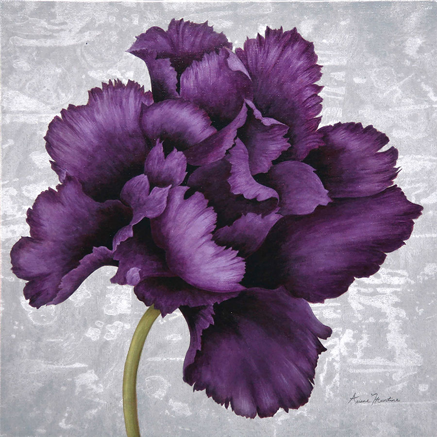 非常漂亮大气的深紫色的花 A