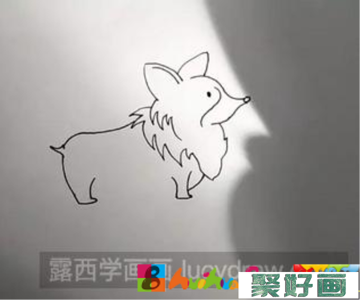 小狗儿童画