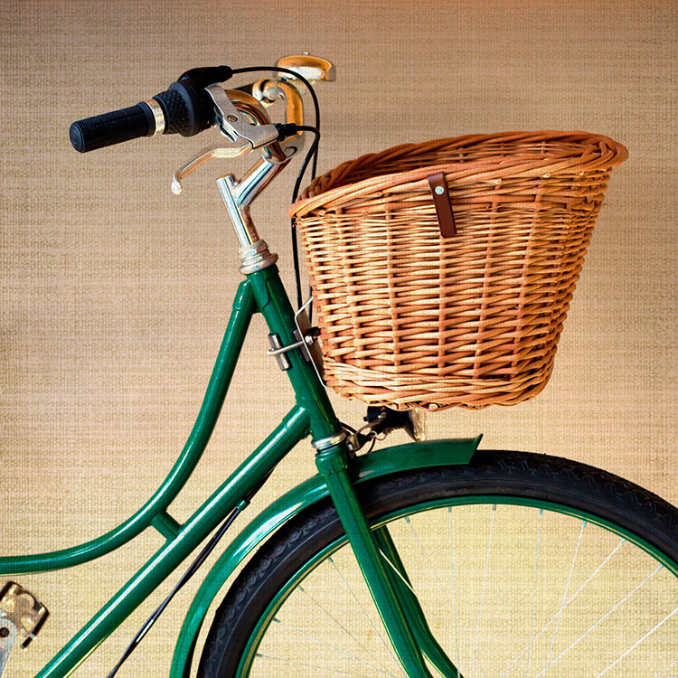 高清绿色自行车图片下载