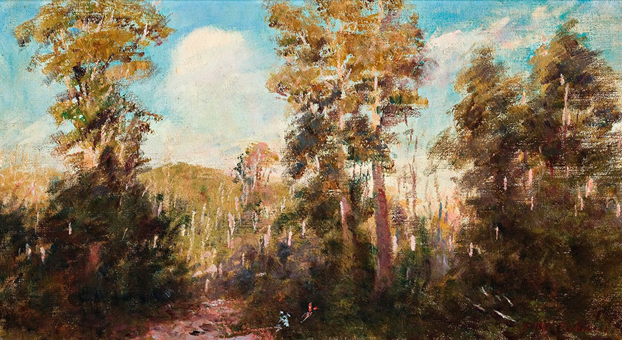 弗雷德里克·麦卡宾 (Frederick McCubbin ）Campsite near Narbethong