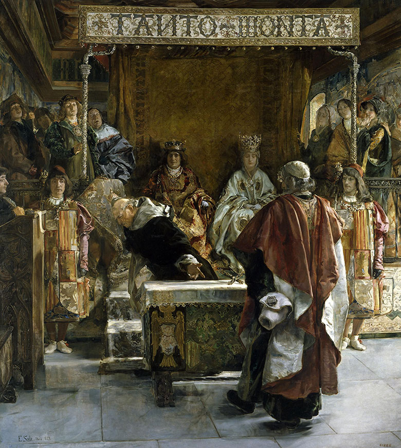 埃米利奥·萨拉·y·弗朗西斯作品:1492年被驱逐出西班牙的犹太人