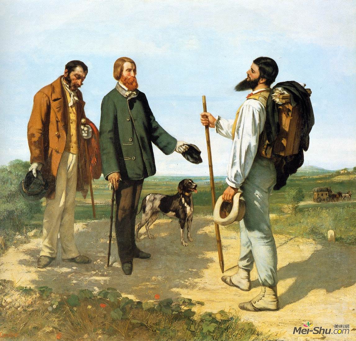 居斯塔夫·库尔贝Gustave Courbet作品 遭遇