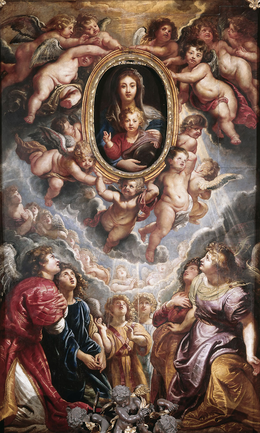 鲁本斯油画作品: 圣母玛利亚油画欣赏