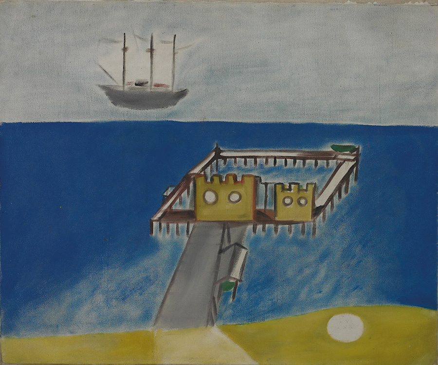 西德尼·诺兰（Sidney Robert Nolan） Mirage, St Kilda Pier 码头