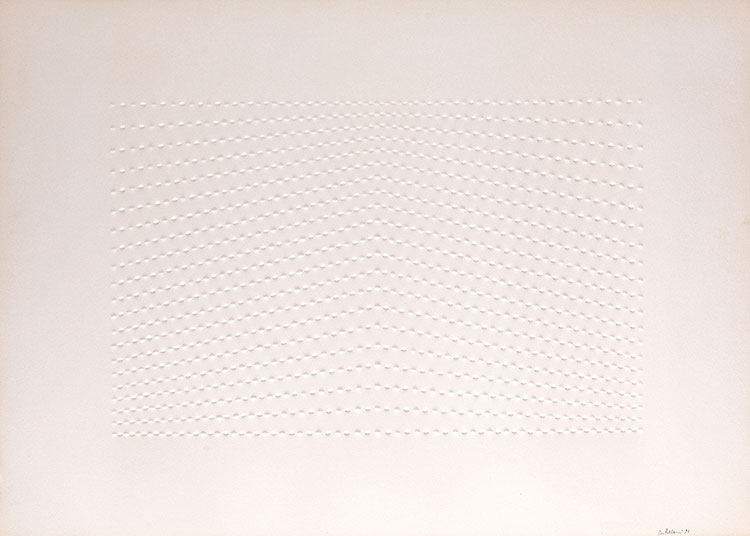 欧美抽象油画 ENRICO CASTELLANI-Senza Titolo 1971