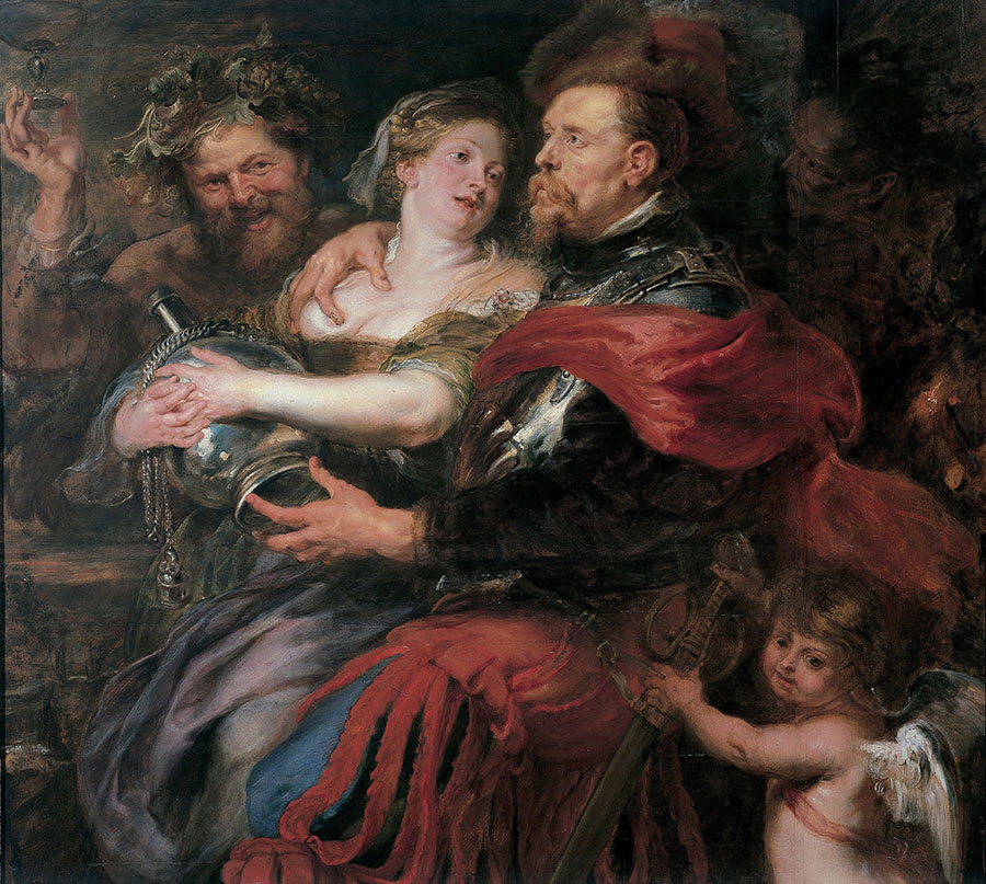 鲁本斯油画作品:维纳斯和战神油画欣赏