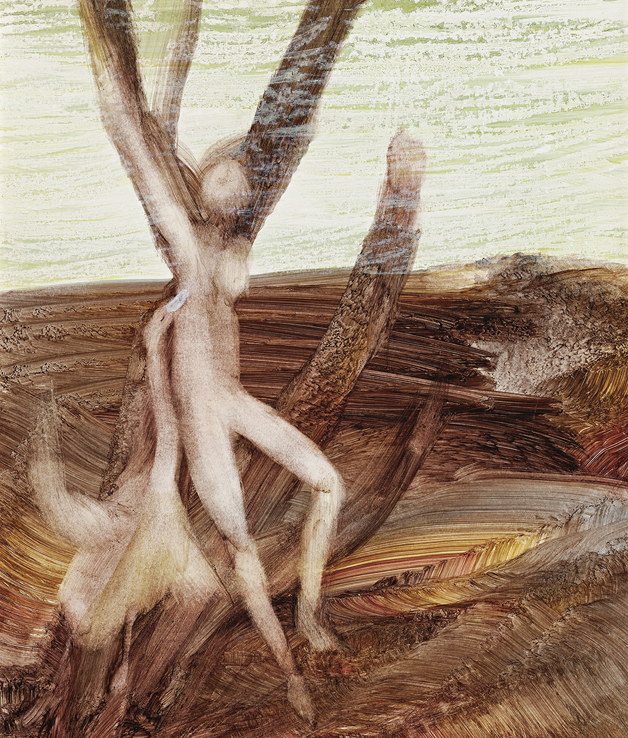 西德尼·诺兰（Sidney Robert Nolan）Sidney Nolan - Leda And Swan,