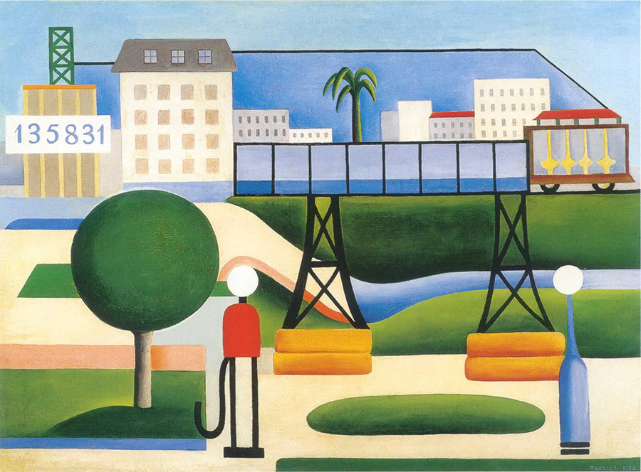 塔尔西拉·德·阿玛拉（Tarsila do Amaral）Sao Paulo 圣保罗风景