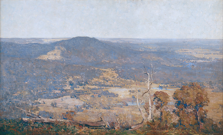 阿瑟·斯切特 (Arthur Streeton)  Australia Felix