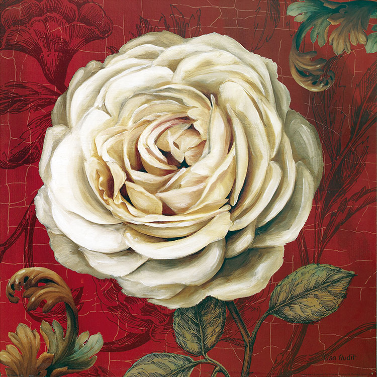 欧式高清白玫瑰花装饰画素材 A