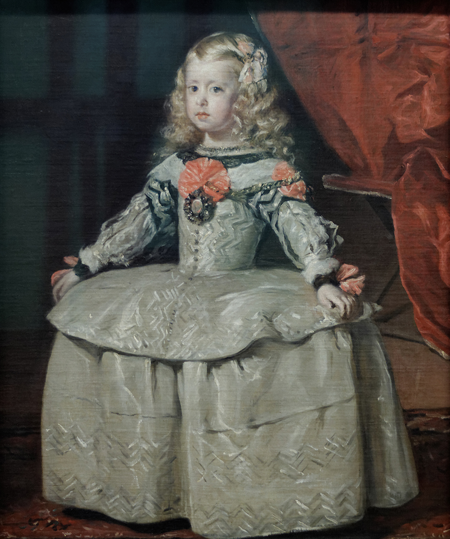 委拉斯开兹作品:穿白色连衣裙的玛格丽塔公主 The Infanta Margarita in a White Dress