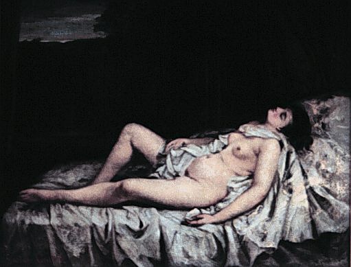 Sleeping Nude，1866