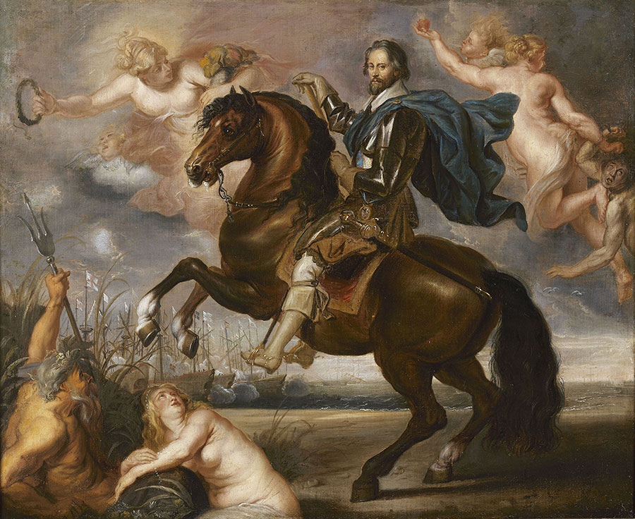 鲁本斯油画作品:凯旋的白金汉公爵油画欣赏