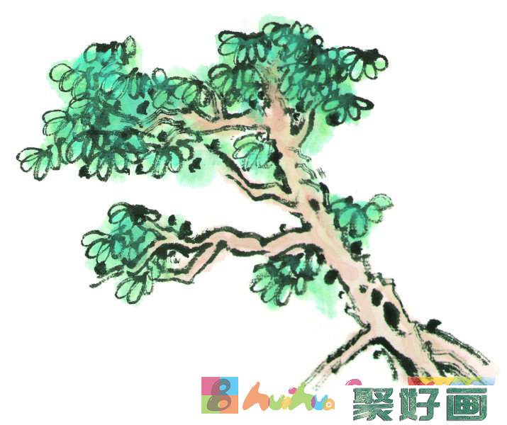 古树<a href=../zhonglei/zhongguohua/xieyi/ target=_blank class=infotextkey>水墨画</a>图片