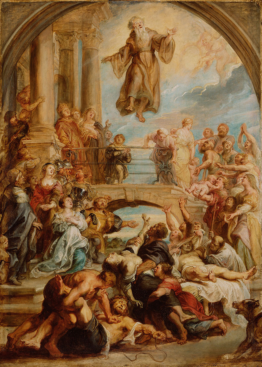 鲁本斯油画作品: 圣法兰西斯的奇迹