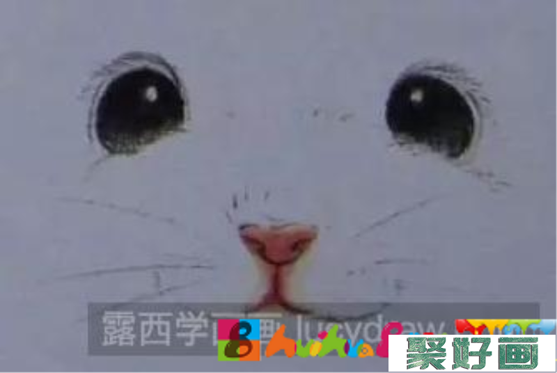 彩铅画龙猫